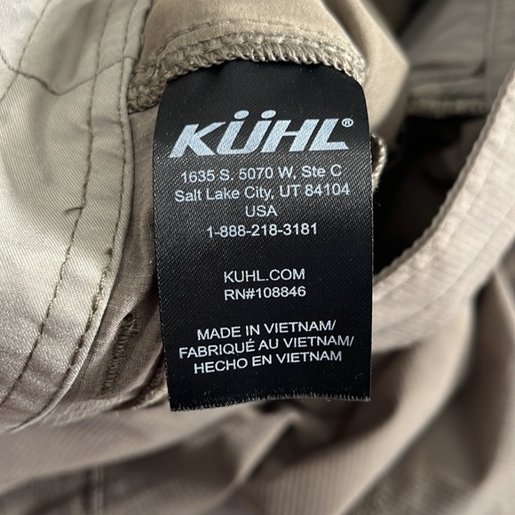 Kuhl shorts size 34 Silencr Convertible - Picture 7 of 12